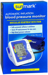 Sunmark Automatic Inflation Blood Pressure Monitor - 1 Each