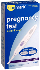 Sunmark Clear Result Pregnancy Test - 1 Each