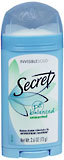 Secret Sheer Dry Anti-Perspirant Deodorant Invisible Solid Unscented - 2.6 Ounces
