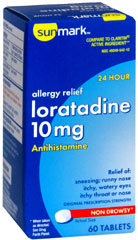 Sunmark Loratidine 10 mg 24 Hour Tablets - 60 Each