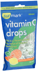 Sunmark Vitamin C Drops Assorted Citrus Flavors - 30 Each