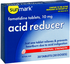 Sunmark Acid Reducer 10 mg Tablets - 30 Each