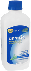 Sunmark Antacid Liquid Regular Strength Cooling Mint - 12 Ounces - 1 Each