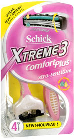 Schick Xtreme 3 Razors Scented - 4 Each
