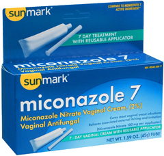 Sunmark Miconazole 7 Vaginal Antifungal Reusable Applicator 2% - 1.59 Ounces - 1 Each