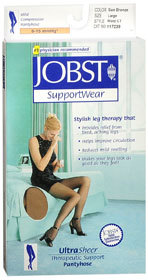 JOBST SupportWear Sun Bronze Mild Compression Therapeutic Support Ultra Sheer Pantyhose Size Large - 1 Each