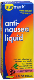 Sunmark Anti-Nausea Liquid Cherry Flavor - 4 Ounces
