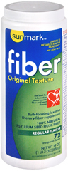 Sunmark Fiber Laxative Original Texture Regular Flavor - 19 Ounces - 1 Each