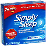 Simply Sleep Nighttime Sleep Aid, Mini-Caplets, Value Size  - 48ea