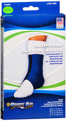 Sport Aid Neoprene Slip-On Ankle Support MD - 1 Each