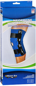 Sport Aid Hinged Knee Neoprene Small - 1 Each