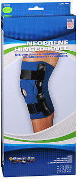 Sport Aid Hinged Knee Neoprene Medium - 1 Each