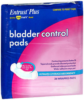 Entrust Plus Bladder Control Pads - 36 x 4 Case