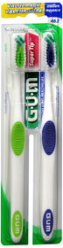 GUM Super Tip Toothbrushes Medium - 2 Each