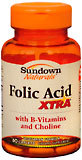 Sundown Folic Acid Xtra Caplets - 60 Caps