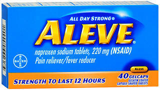 Aleve Pain Reliever/Fever Reducer, Gelcaps  - 40ea