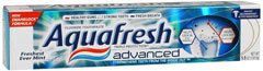 Aquafresh Advanced Toothpaste Fresh Mint - 5.6 Ounces
