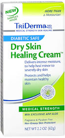 TriDerma MD Diabetic Safe Dry Skin Healing Cream - 2.2 Ounces - 1 Each