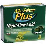 Alka-Seltzer Plus Night-Time Liqui-Gels - 12 Each