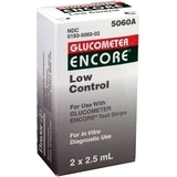 Glucometer Encore Low Control 2X2.5 Pack - 5 ML