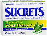Sucrets Lozenges Regular Strength Original Mint - 18 Each