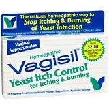 Vagisil Vaginal Suppositories Homeopathic - 10 Each