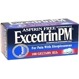 Excedrin PM Pain Reliever/Sleeping Aid, Geltabs  - 100ea