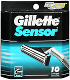 Gillette Sensor Cartridges 10-Pack - 10 Each