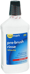 Sunmark Pre-Brush Rinse Whitening - 16 Ounces - 1 Each