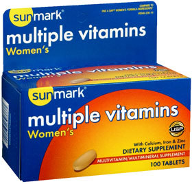 Sunmark Women's Multiple Vitamin Tablets  - 100 Each
