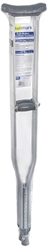 Sunmark Push-Button Aluminum Crutches Adult Tall - 1 Each