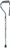 Sunmark Aluminum Offset Cane Silver - 1 Each image 0