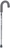 Sunmark Aluminum Cane Round Handle Silver - 1 Each image 0