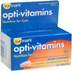 Sunmark Opti-Vitamins Tablets Nutrition for Eyes - 60 Each