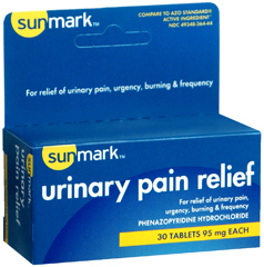 Sunmark Urinary Pain Relief Tablets - 30 Each