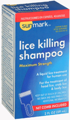 Sunmark Lice Killing Shampoo Maximum Strength - 2 Ounces - 1 Each