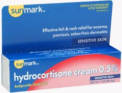 Sunmark Hydrocortisone Cream 0.5% Sensitive Skin - 1 Ounce - 1 Each