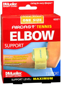 Mueller Sport Care Aircast Tennis Elbow Support One Size - 1 Each