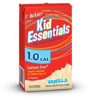 Boost Kids Essentials 1 Cal Vanilla - 8 Ounces - 27 Pack