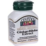 21st Century Ginkgo Biloba Extract, Vegetarian Capsules  - 60ea