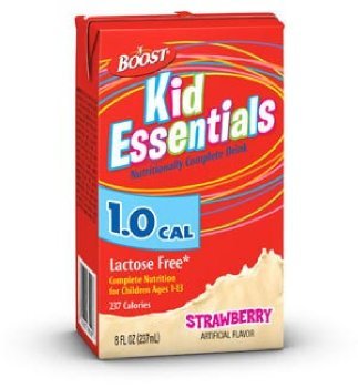 Boost Kids Essentials 1 Cal Strawberry - 8 Ounces - 27 Pack