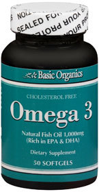 Basic Organics Omega 3 Softgels - 50 Each