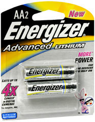 Energizer AA Advanced Lithium Batteries 2 Pack - 2 Each