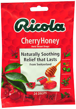 Ricola Throat Drops Cherry Mint - 24 Each