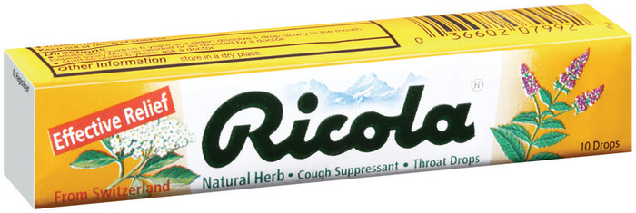 Ricola Cough Drops Natural Herb (24 pack) - 10 Each 24X10 Pack - 10 Each