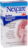 3M Nexcare Butterfly Closures 1-3/4"" - 10 EA
