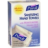 Purell Hand Towels Sanitizing - 20 Each.