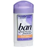 Ban Beautifully Smooth Anti-Perspirant Deodorant Invisible Solid Fresh Cotton - 2.6 Ounces