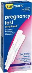Sunmark Pregnancy Test 2 Tests - 2 Each