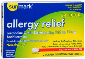Sunmark Allergy Relief 24 Hour Orally Disintegrating Tablets - 24 Each